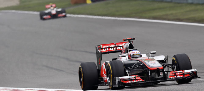 Los McLaren en el GP de China