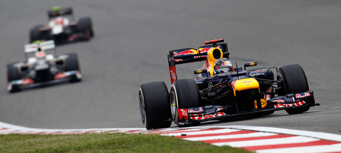 Un Red Bull en el GP de China