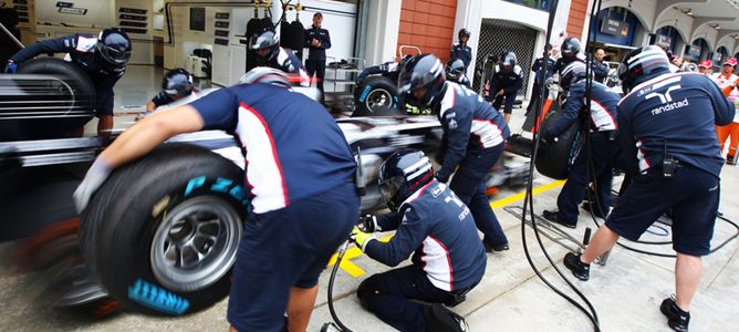 Pitstop de Williams F1