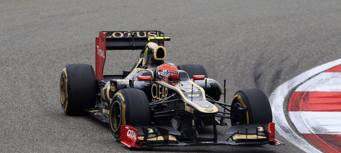 Romain Grosjean en el GP de China