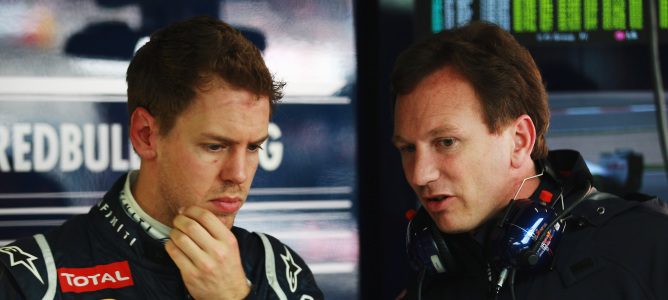 Vettel y Horner
