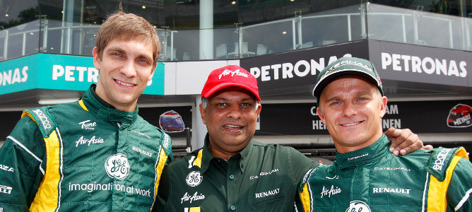 Heikki Kovalainen en su Caterham en China