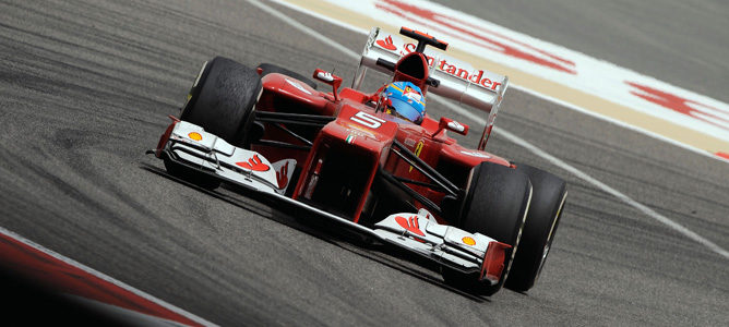 Fernando Alonso en el GP de Baréin 2012