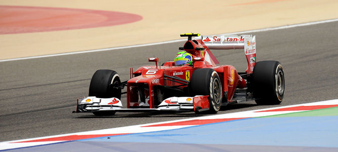 Felipe Massa en el GP de baréin 2012