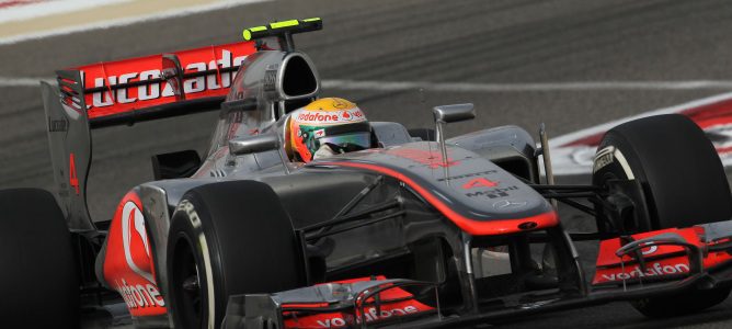 Lewis Hamilton en Baréin
