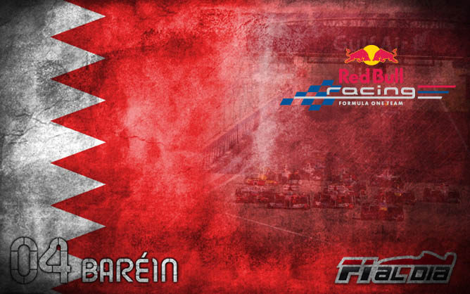 Cartel anunciador del GP de Baréin