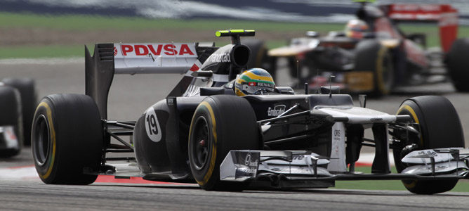 Un Williams en el circuito de Sakhir
