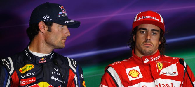 Fernando Alonso y Mark Webber
