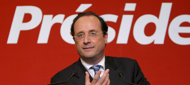 Fancois Hollande en un mitin