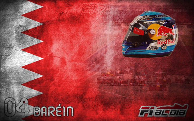 Cartel anunciador del GP de Baréin