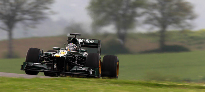 Rodolfo González con Caterham en los test de Mugello