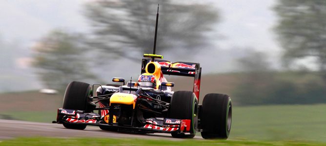 Mark Webber en Mugello