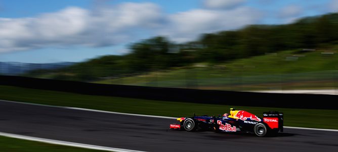 Mark Webber en Mugello