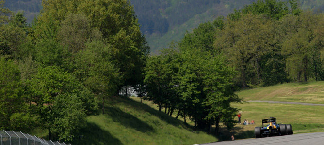 Vitaly Petrov en los test de Mugello 2012