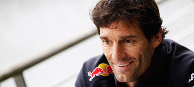 Mark Webber, contento en Red Bull