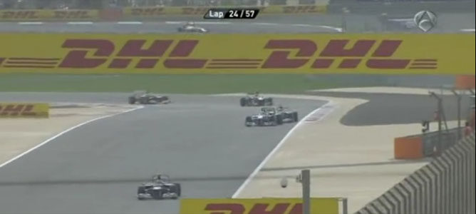 Rosberg y Alonso en el GP de Baréin