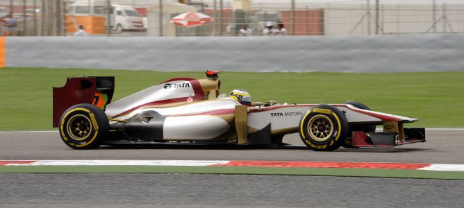 Pedro de la Rosa en Sakhir