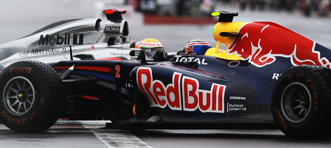 Mark Webber y Lewis Hamilton se tocaron en el pasado Gran Premio de Canadá