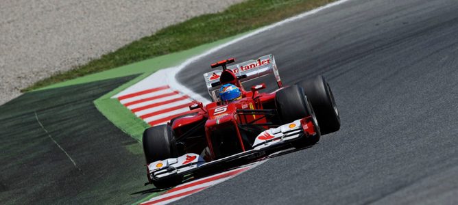Fernando Alonso en el GP de España 2012