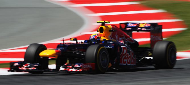 Mark Webber en Montmeló