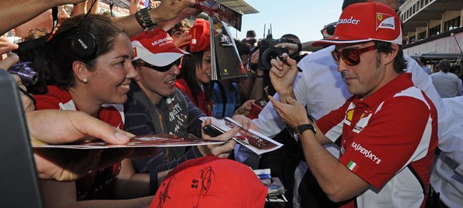 Fernando Alonso en el GP de España