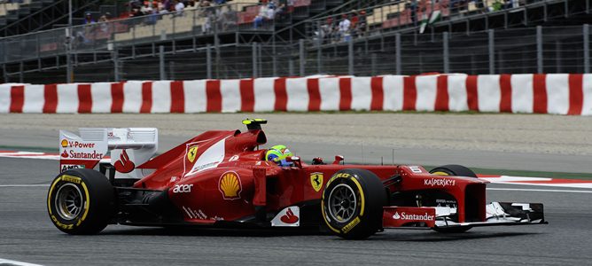 Felipe Massa en el GP de España