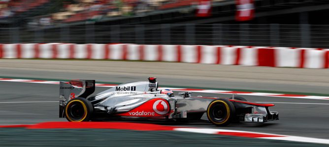 Jenson Button en Montmeló