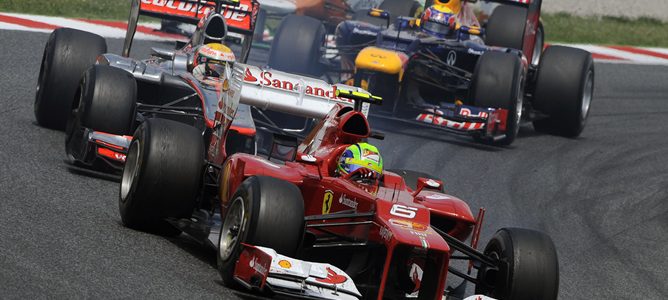 Felipe Massa en el GP de España 2012