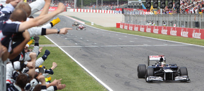 Pastor Maldonado gana el GP de España 2012