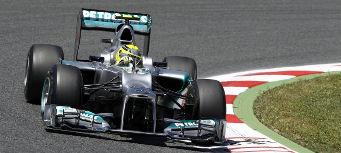 Nico Rosberg en el GP de España