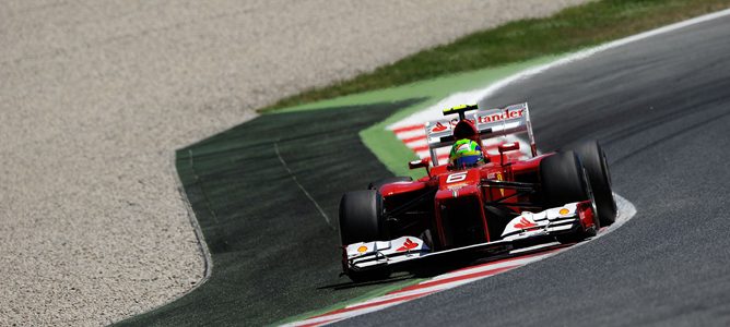 Felipe Massa en el GP de España 2012