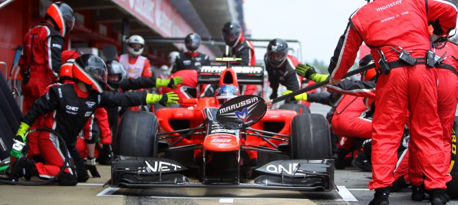 Charles Pic en el GP de España