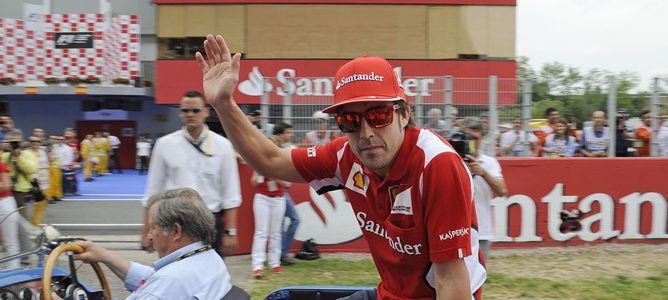 Fernando Alonso en el GP de España 2012