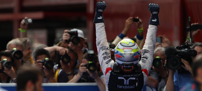 Pastor Maldonado en el GP de España