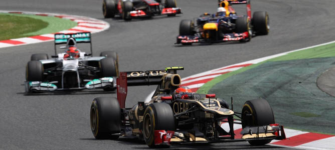 Un Lotus en el asfalto de Montmeló