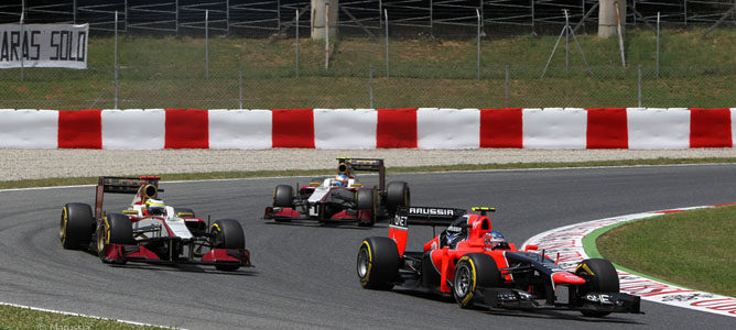 Pic rueda en el asfalto de Montmeló