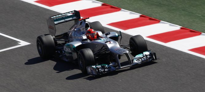 Michael Schumacher en Montmeló