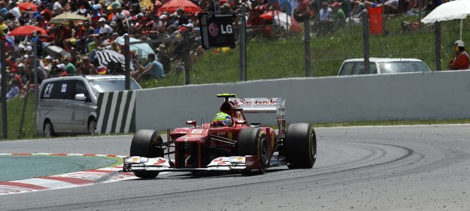 Felipe Massa en el GP de España
