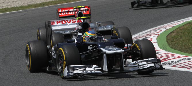 Bruno Senna en el GP de España