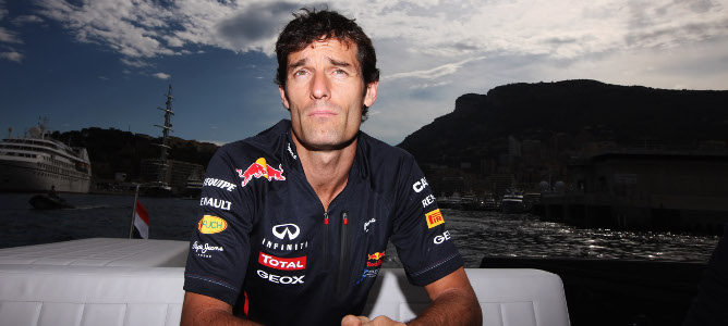 Mark Webber en Mónaco