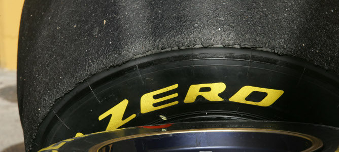 Neumáticos Pirelli gastados