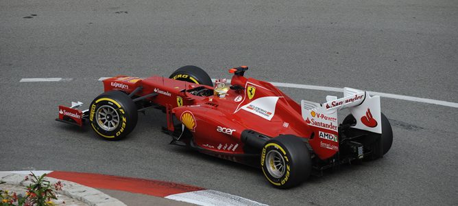 Fernando Alonso en Mónaco 2012