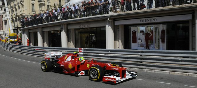 Felipe Massa en Mónaco 2012