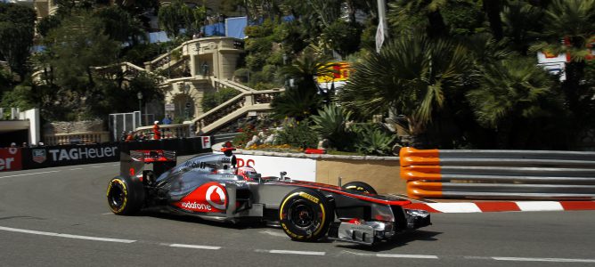 Jenson Button en Mónaco