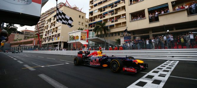 Mark Webber en el GP de Mónaco
