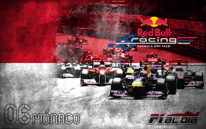 Cartel anunciador del GP de Mónaco 2012