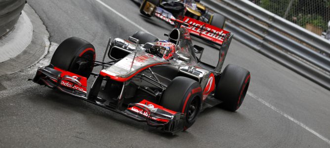Jenson Button en el GP de Mónaco