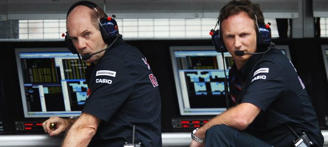 Adrian Newey y Christian Horner