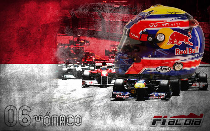 Cartel anunciador del GP de Mónaco