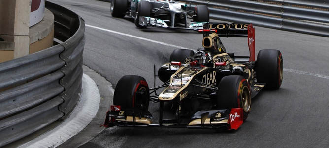 Kimi Räikkönen durante la disputa del GP de Mónaco